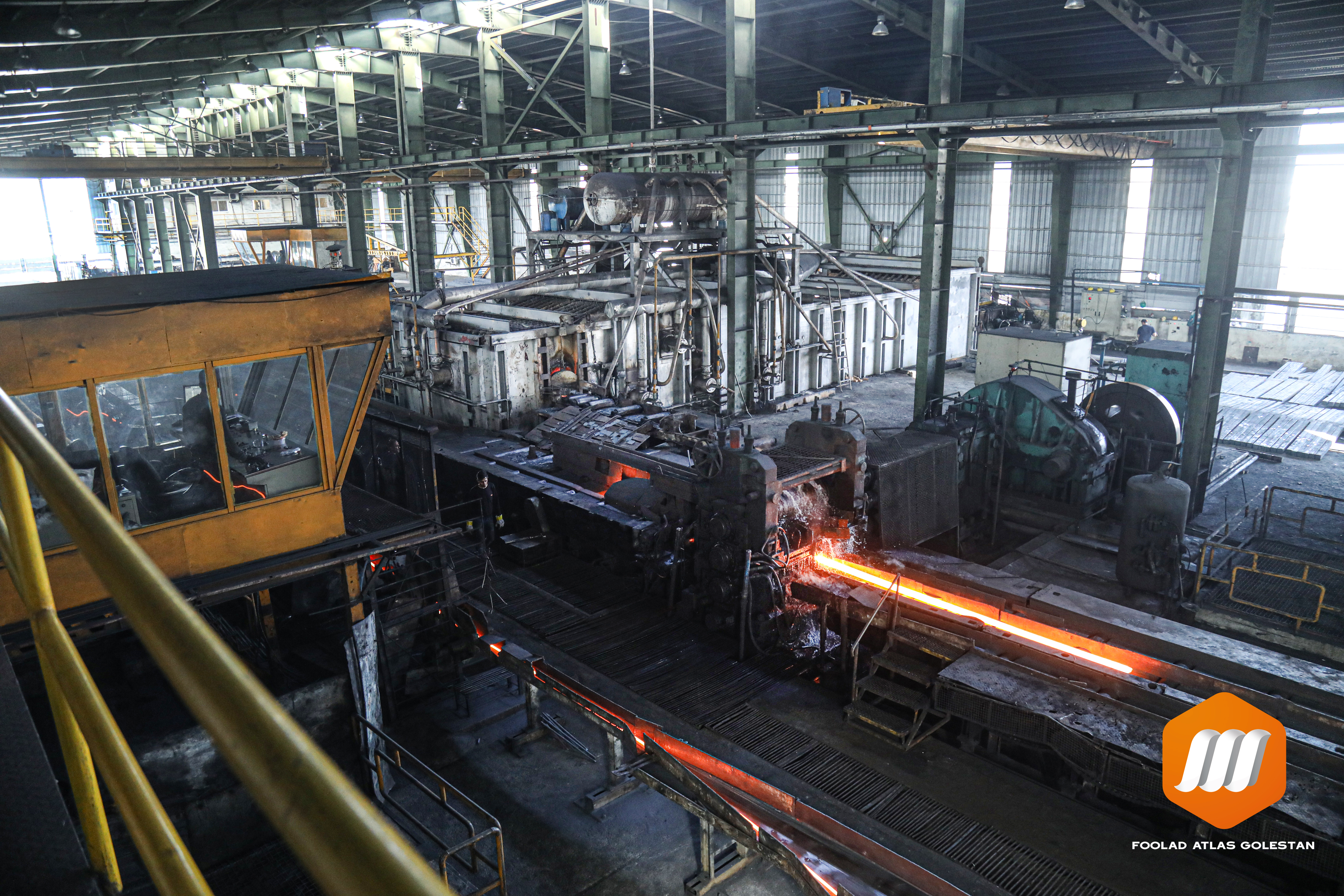 Image of a rebar manufacturing plant