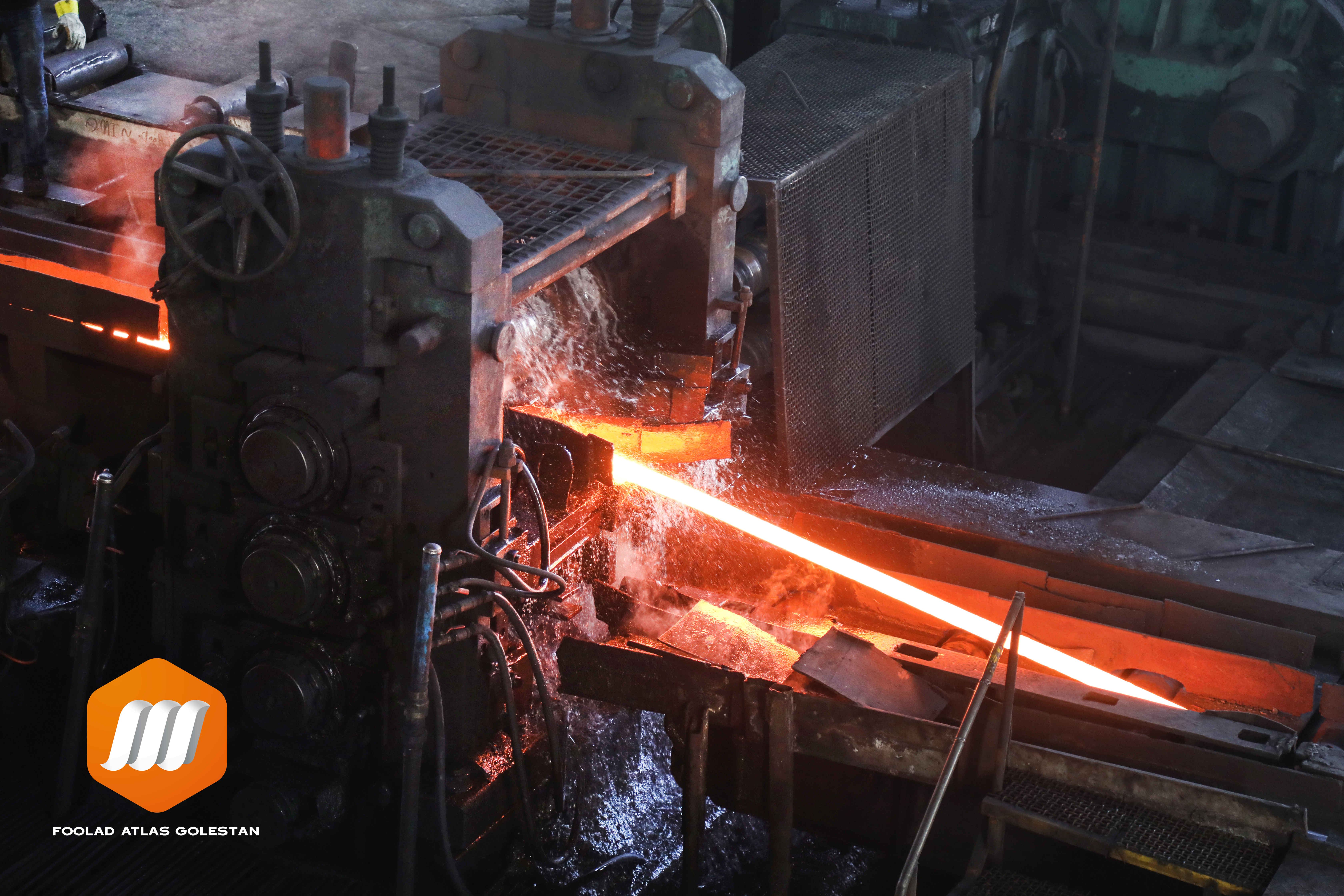 Image of a rebar manufacturing plant